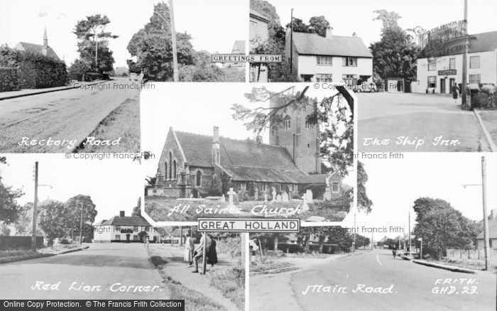 Photo of Great Holland, Composite c.1955