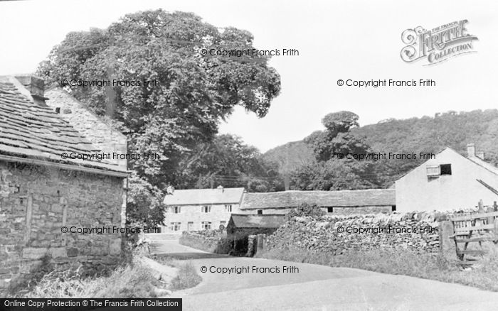 Photo of Great Hucklow, Barley Croft Lane c.1955
