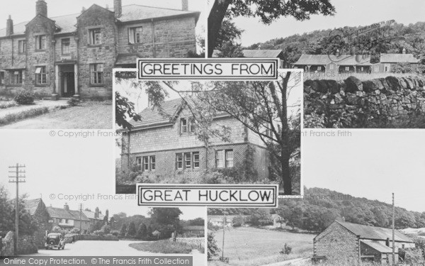 Photo of Great Hucklow, Composite c.1955