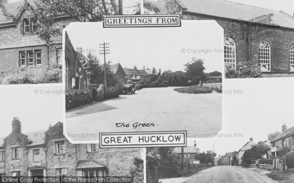 Photo of Great Hucklow, Composite c.1955