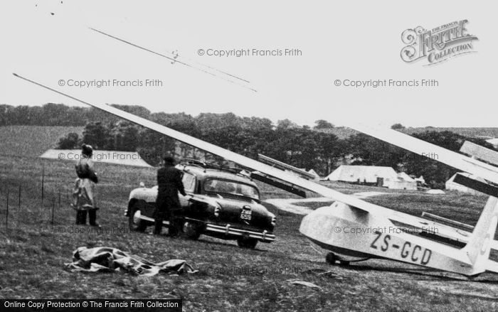 Photo of Great Hucklow, World And Cadet Gliding, The Gliding Club c.1955