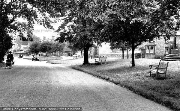 Photo of Great Longstone, The Village c.1955