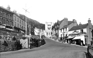 Belle Vue Terrace And Church Street c.1955, Great Malvern
