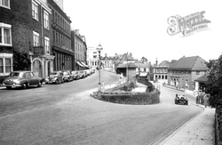 Great Malvern, Belle Vue Terrace and Post Office c1955