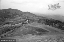 British Camp, Ancient Trenches c.1950, Great Malvern