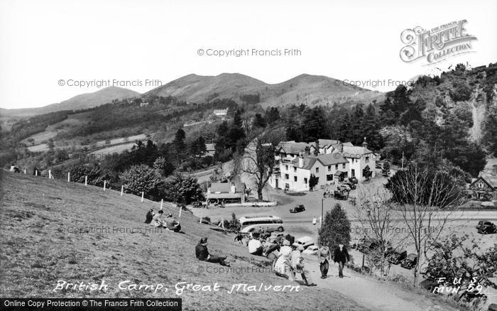 Photo of Great Malvern, British Camp c.1955
