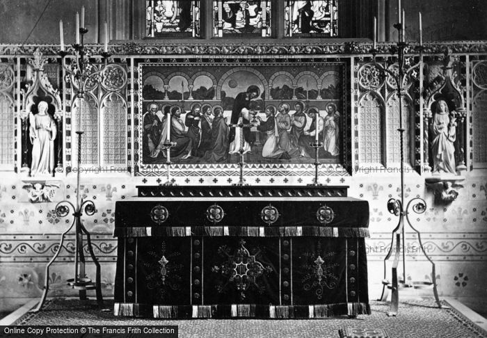 Photo of Great Malvern, Church Altar c.1875