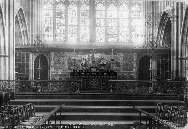 Photo of Great Malvern, Church Reredos 1899