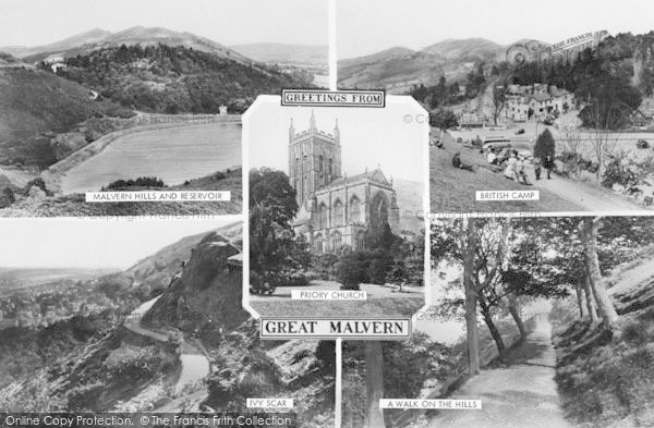 Photo of Great Malvern, Composite c.1960