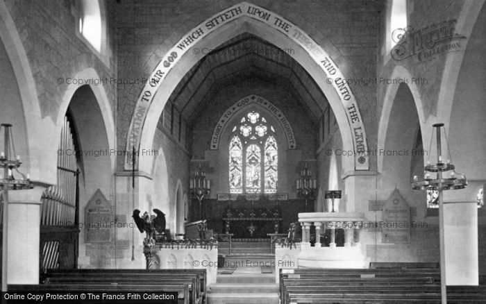 Photo of Great Malvern, Cowleigh Church Interior c.1870