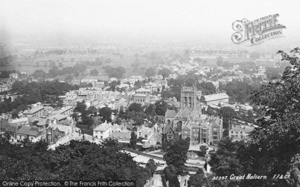 Photo of Great Malvern, From St Ann's Well 1893