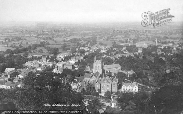 Photo of Great Malvern, From St Ann's Well 1899