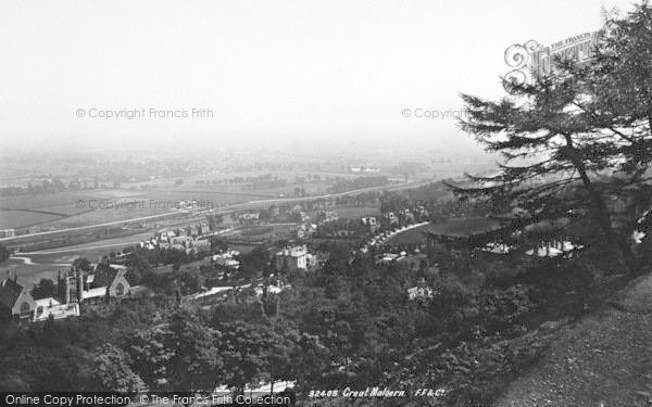 Photo of Great Malvern, General View With College 1893