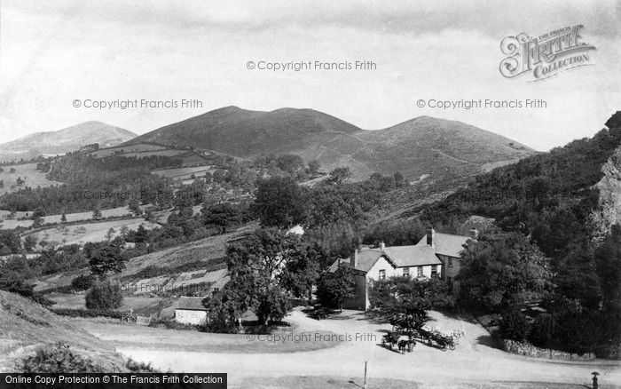 Photo of Great Malvern, Malvern Hills From The British Camp c.1870