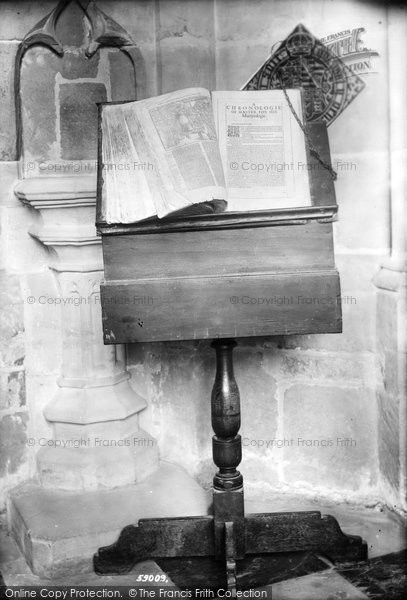 Photo of Great Malvern, Priory Church, Chained Book 1907