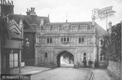 Priory Church Gate c.1890, Great Malvern