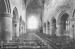 Priory Church Interior, East View c.1890, Great Malvern
