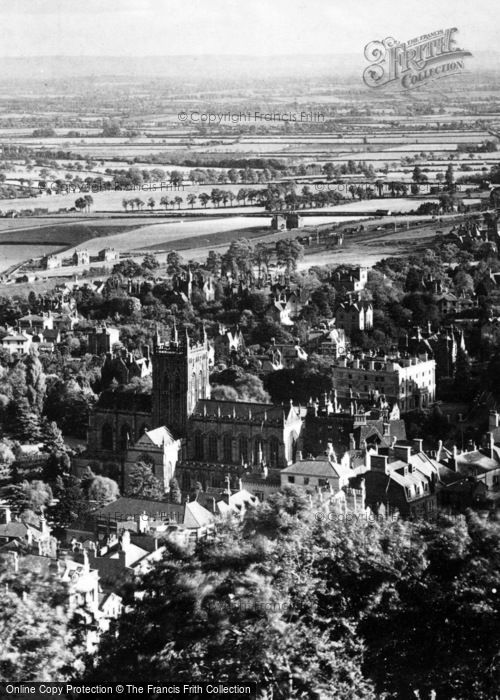Photo of Great Malvern, Priory From North Hill c.1875