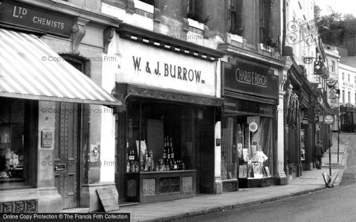 Photo of Great Malvern, Shops On Belle Vue Terrace c.1955