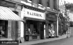 Shops On Belle Vue Terrace c.1955, Great Malvern