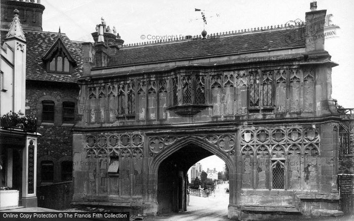 Photo of Great Malvern, The Abbey Gateway c.1875
