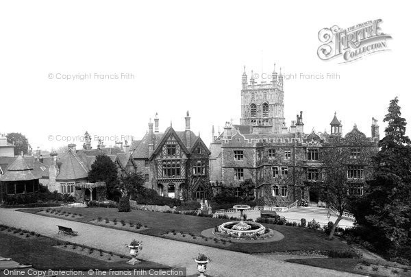 Photo of Great Malvern, The Abbey Hotel And The Priory Church 1923