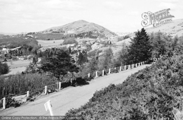 Photo of Great Malvern, The Hills c.1955
