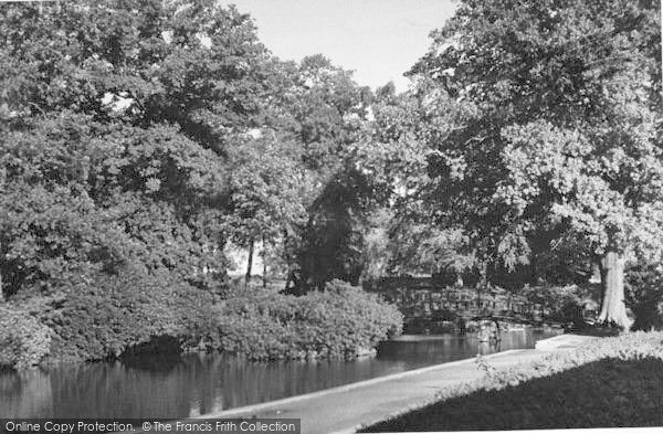 Photo of Great Malvern, The Lake, Priory Park c.1955
