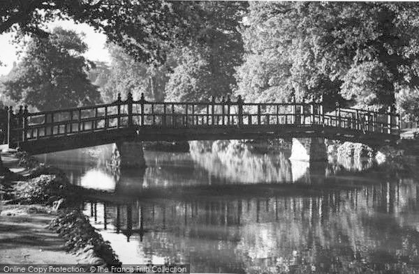 Photo of Great Malvern, The Lake, Priory Park c.1955