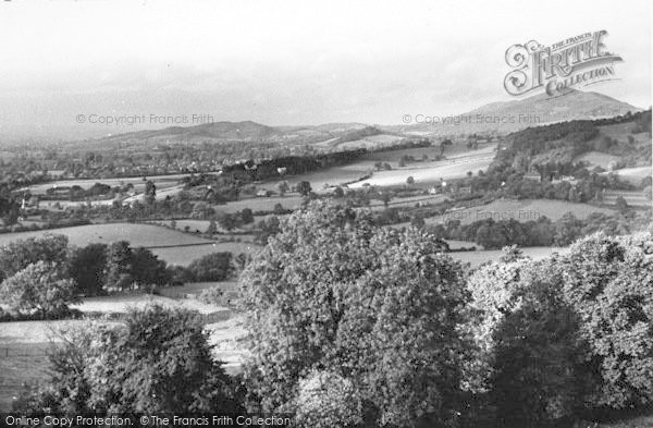 Photo of Great Malvern, The Malvern Hills c.1955