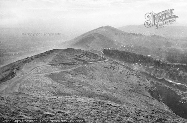 Photo of Great Malvern, The Malvern Hills c.1955
