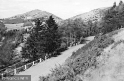 The Malverns From Jubilee Drive c.1950, Great Malvern