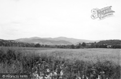 The Malverns From The West c.1955, Great Malvern