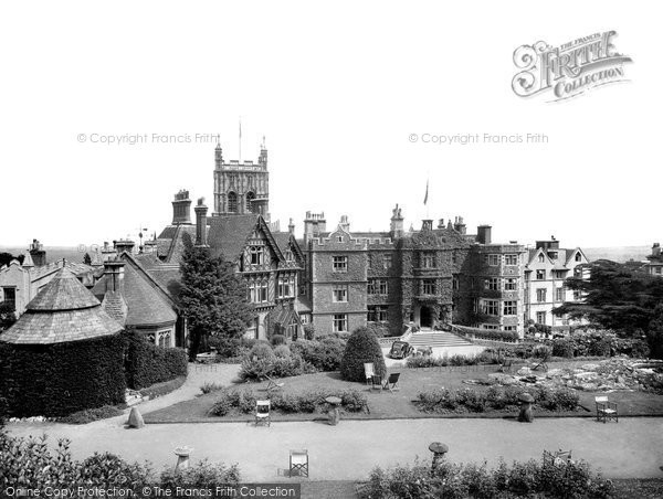 Photo of Great Malvern, The Priory Church And The Abbey Hotel 1936