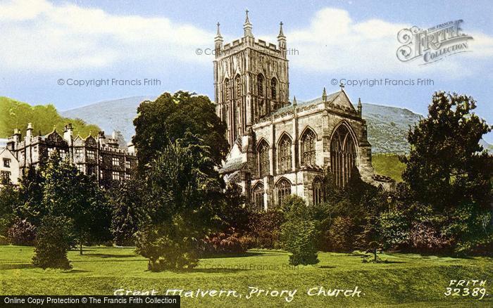 Photo of Great Malvern, The Priory Church From The South East 1893