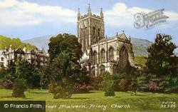 The Priory Church From The South East 1893, Great Malvern