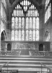 The Priory Church, High Altar And East Window c.1955, Great Malvern