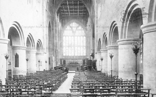 Photo of Great Malvern, The Priory Church Interior 1899