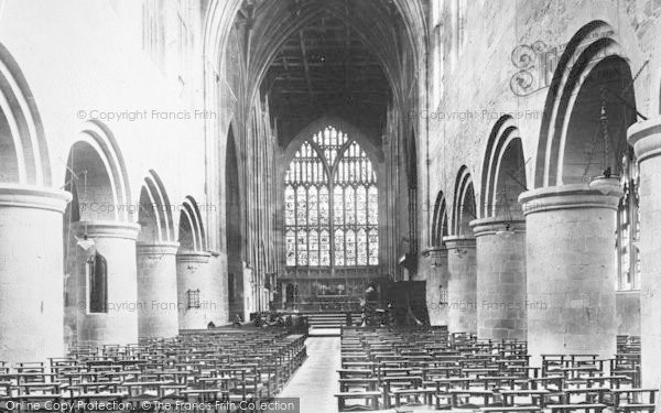 Photo of Great Malvern, The Priory Church, Nave East 1907