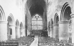 The Priory Church, Nave East 1907, Great Malvern