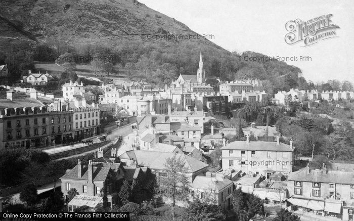 Photo of Great Malvern, The Town And North Hill c.1875