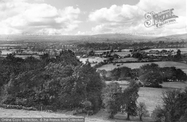 Photo of Great Malvern, View From The Hills c.1955