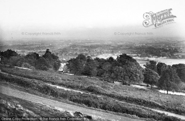 Photo of Great Malvern, View From Wyche Road c.1950