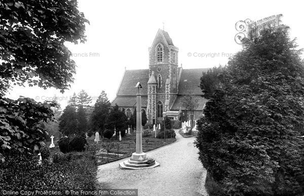 Photo of Great Malvern, West Malvern Church 1923