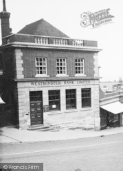 Westminster Bank, Church Street c.1955, Great Malvern