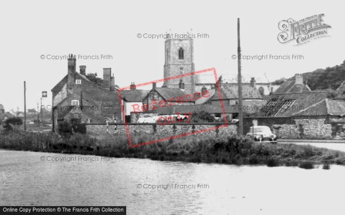 Photo of Great Massingham, The Village Pond And Church c.1965