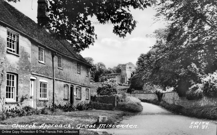 Photo of Great Missenden, Church Approach c.1955