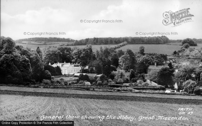 Photo of Great Missenden, General View Showing Abbey c.1955