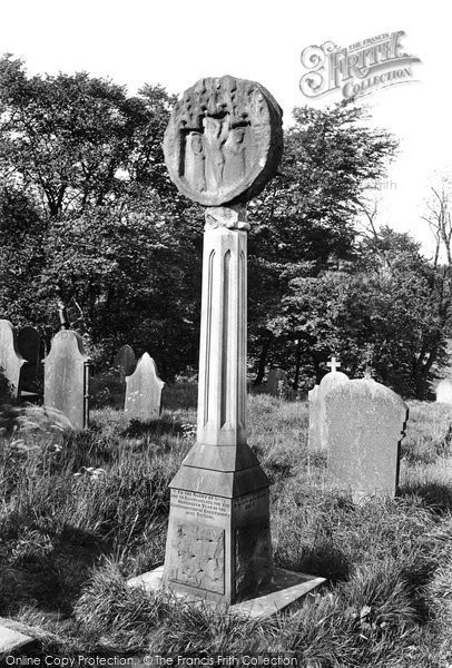 Photo of Great Mitton, Churchyard, Old Cross 1899