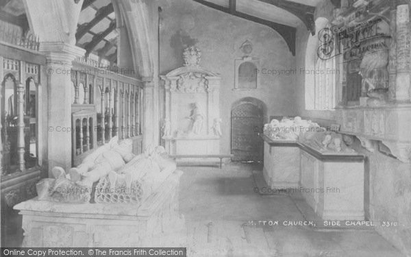 Photo of Great Mitton, The Church Interior 1893